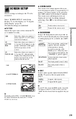 Preview for 29 page of Sony 4-115-669-11(1) Operating Instructions Manual