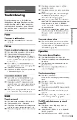 Preview for 33 page of Sony 4-115-669-11(1) Operating Instructions Manual