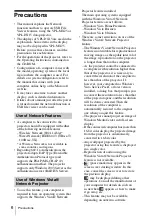 Preview for 6 page of Sony 4-125-572-12 (1) Operating Instructions Manual