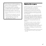 Preview for 3 page of Sony 4-127-580-13(1) Operating Instructions Manual