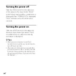 Preview for 26 page of Sony 4-127-580-13(1) Operating Instructions Manual