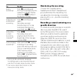 Preview for 29 page of Sony 4-127-580-13(1) Operating Instructions Manual