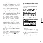 Preview for 31 page of Sony 4-127-580-13(1) Operating Instructions Manual