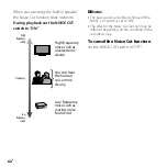 Preview for 62 page of Sony 4-127-580-13(1) Operating Instructions Manual