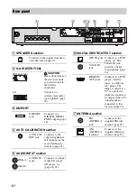 Предварительный просмотр 8 страницы Sony 4-130-031-11(3) Operating Instructions Manual