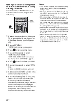 Предварительный просмотр 46 страницы Sony 4-130-031-11(3) Operating Instructions Manual