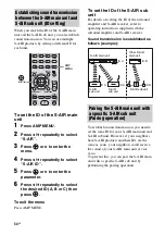 Preview for 54 page of Sony 4-130-031-11(3) Operating Instructions Manual