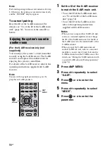 Предварительный просмотр 56 страницы Sony 4-130-031-11(3) Operating Instructions Manual