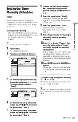 Preview for 41 page of Sony 4-131-978-11(1) Operating Instructions Manual