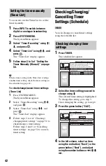 Preview for 42 page of Sony 4-131-978-11(1) Operating Instructions Manual