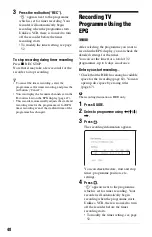 Preview for 48 page of Sony 4-131-978-11(1) Operating Instructions Manual