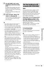 Preview for 79 page of Sony 4-131-978-11(1) Operating Instructions Manual