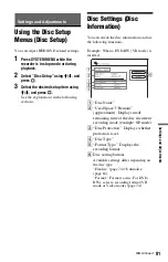 Preview for 81 page of Sony 4-131-978-11(1) Operating Instructions Manual