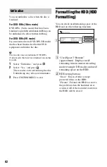 Preview for 82 page of Sony 4-131-978-11(1) Operating Instructions Manual