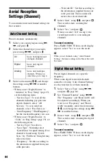 Preview for 84 page of Sony 4-131-978-11(1) Operating Instructions Manual