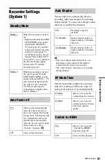 Preview for 87 page of Sony 4-131-978-11(1) Operating Instructions Manual