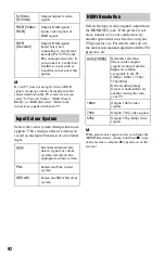 Preview for 92 page of Sony 4-131-978-11(1) Operating Instructions Manual