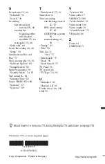 Preview for 120 page of Sony 4-131-978-11(1) Operating Instructions Manual