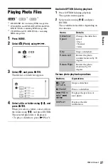 Предварительный просмотр 37 страницы Sony 4-135-656-11(1) Operating Instructions Manual