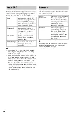 Предварительный просмотр 46 страницы Sony 4-135-656-11(1) Operating Instructions Manual