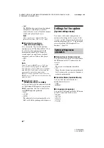 Preview for 58 page of Sony 4-144-907-43(1) Operating Instructions Manual