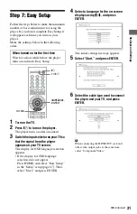 Preview for 31 page of Sony 4-145-650-11(1) Operating Instructions Manual