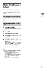 Preview for 47 page of Sony 4-145-650-11(1) Operating Instructions Manual