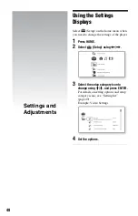 Preview for 48 page of Sony 4-145-650-11(1) Operating Instructions Manual