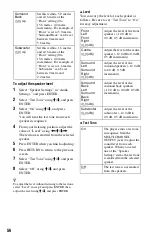 Preview for 56 page of Sony 4-145-650-11(1) Operating Instructions Manual