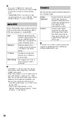 Preview for 58 page of Sony 4-145-650-11(1) Operating Instructions Manual