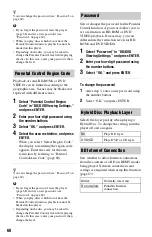 Preview for 60 page of Sony 4-145-650-11(1) Operating Instructions Manual