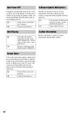 Preview for 62 page of Sony 4-145-650-11(1) Operating Instructions Manual