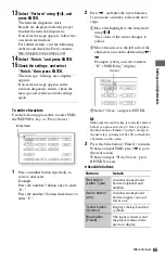 Preview for 65 page of Sony 4-145-650-11(1) Operating Instructions Manual