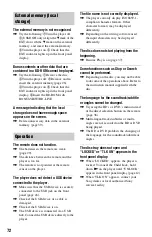 Preview for 72 page of Sony 4-145-650-11(1) Operating Instructions Manual