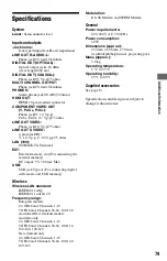 Preview for 79 page of Sony 4-145-650-11(1) Operating Instructions Manual