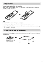 Предварительный просмотр 9 страницы Sony 4-147-228-12(1) Operating Instructions Manual