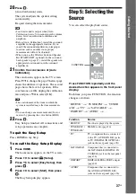 Предварительный просмотр 37 страницы Sony 4-147-228-12(1) Operating Instructions Manual