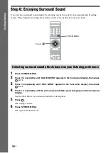 Предварительный просмотр 38 страницы Sony 4-147-228-12(1) Operating Instructions Manual