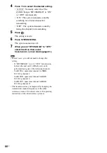 Предварительный просмотр 66 страницы Sony 4-147-228-12(1) Operating Instructions Manual