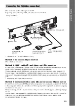 Предварительный просмотр 21 страницы Sony 4-147-229-13(1) Operating Instructions Manual