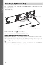 Предварительный просмотр 22 страницы Sony 4-147-229-13(1) Operating Instructions Manual