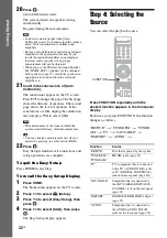 Предварительный просмотр 32 страницы Sony 4-147-229-13(1) Operating Instructions Manual