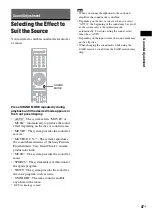 Предварительный просмотр 47 страницы Sony 4-147-229-13(1) Operating Instructions Manual