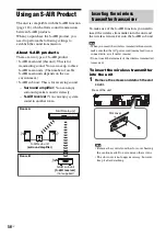 Предварительный просмотр 56 страницы Sony 4-147-229-13(1) Operating Instructions Manual