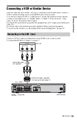 Preview for 23 page of Sony 4-151-079-11(1) Operating Instructions Manual