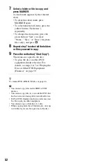 Preview for 52 page of Sony 4-151-079-11(1) Operating Instructions Manual