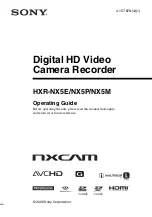 Sony 4-157-878-12(1) Operating Manual preview