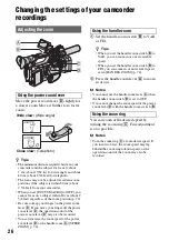 Preview for 26 page of Sony 4-157-878-12(1) Operating Manual