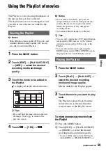 Preview for 59 page of Sony 4-157-878-12(1) Operating Manual