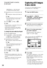 Preview for 60 page of Sony 4-157-878-12(1) Operating Manual